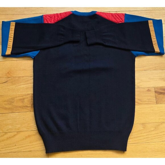 Paul & Shark Mens Colorblock Crew Neck Pullover Wool Blend Sweater Size 5 Large - Picture 6 of 7